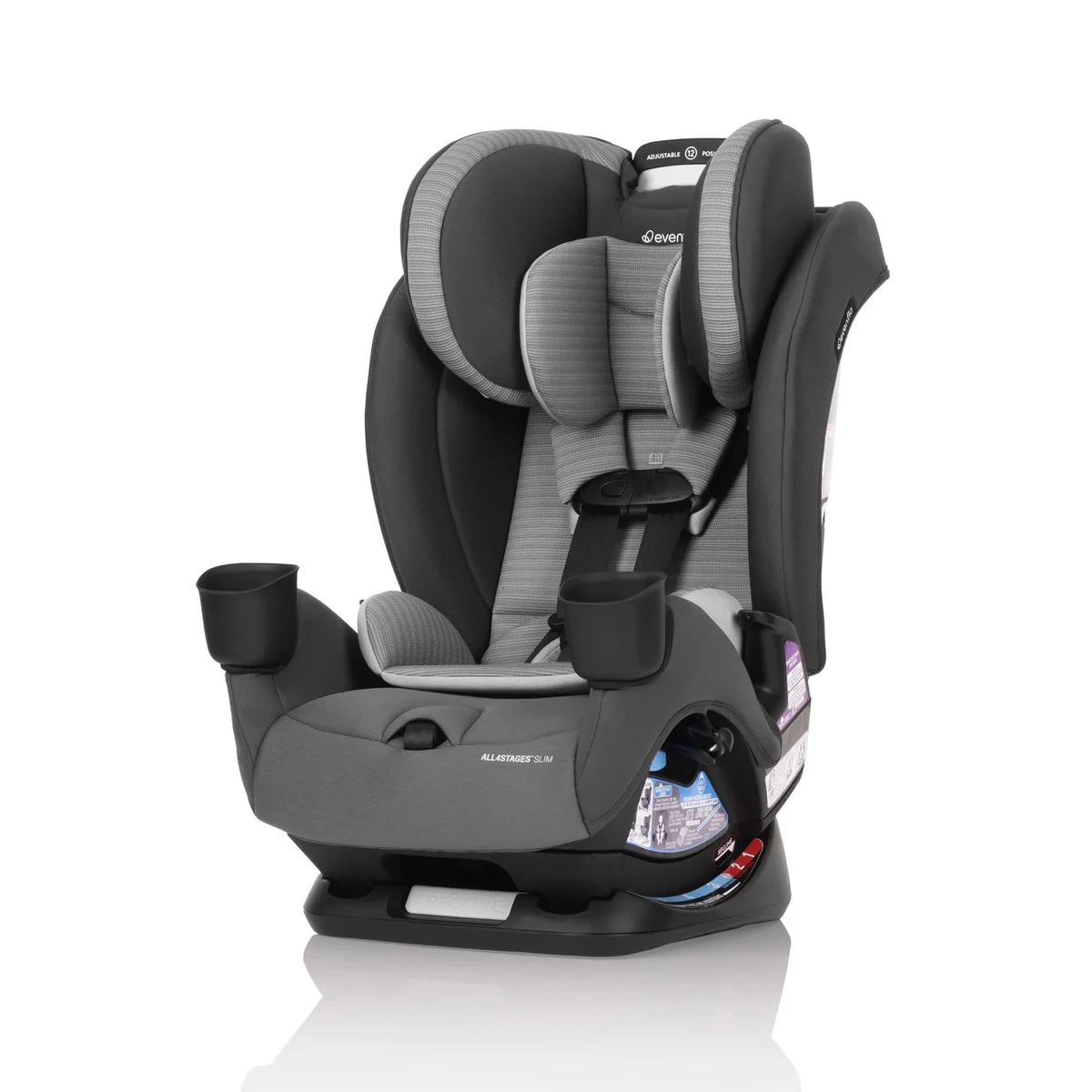 Evenflo All4Stages Slim 4-in-1 Convertible Car Seat - Baldwin Gray