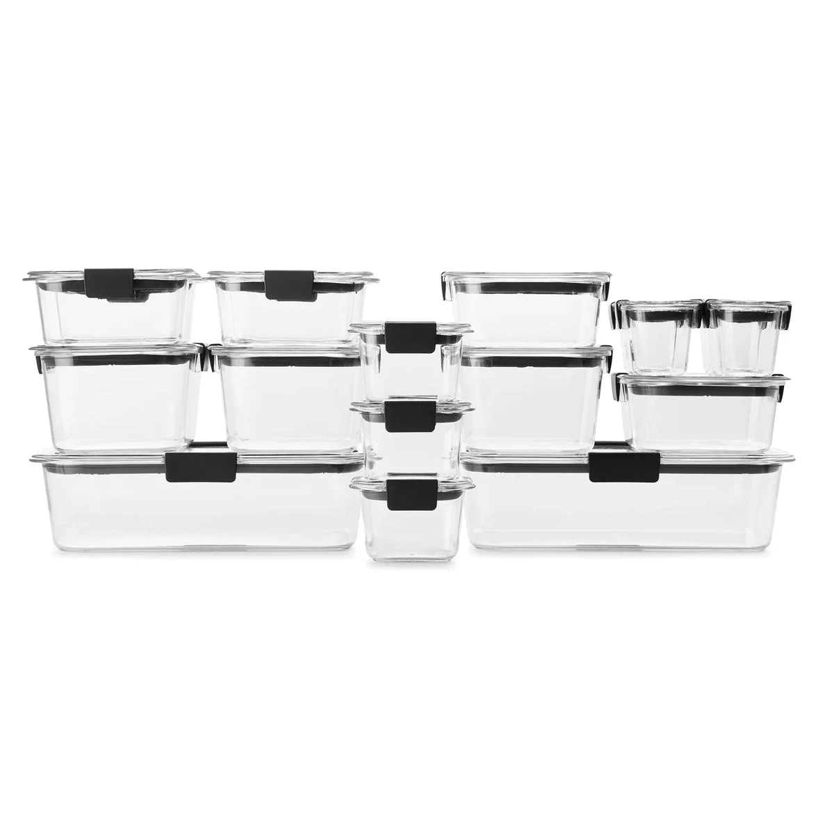 Rubbermaid Brilliance Containers Set of 36