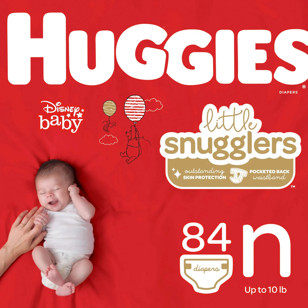 Huggies Little Snugglers - Size N - 84 Count