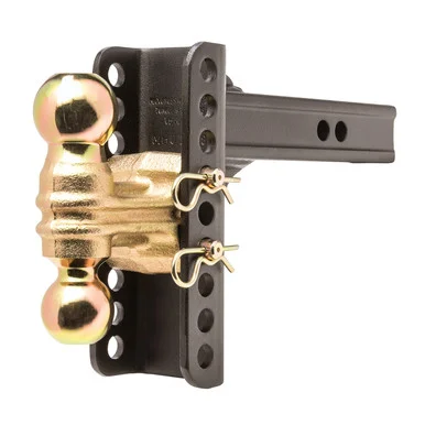 Husky Towing For 2" Recvr 14K Gross Wt Adjust Drop Or Rise Dual Hitch Ball 33104
