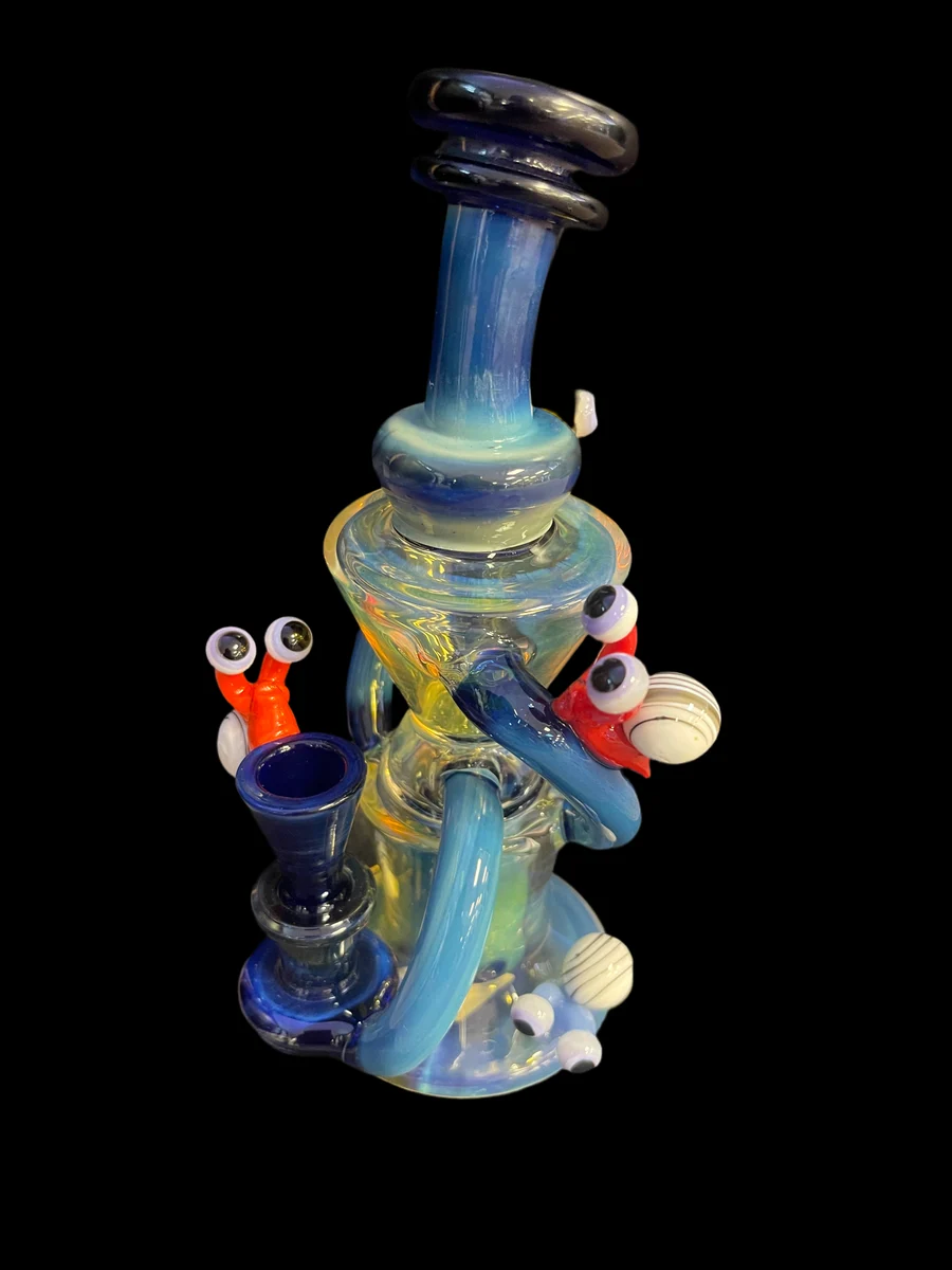 Fumed Snail Rig with custom Slide and Barrel Perc - Unknown