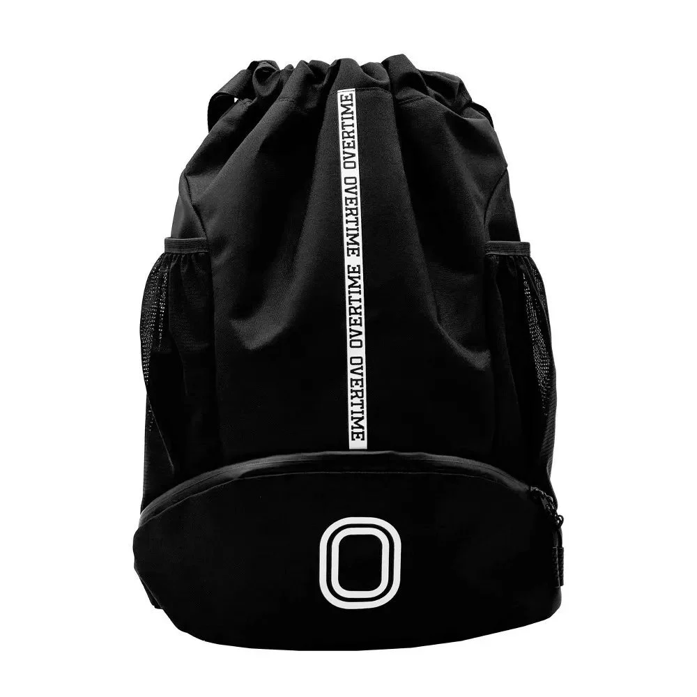 Overtime Cinch Sports Drawstring Bag with Shoe Compartment