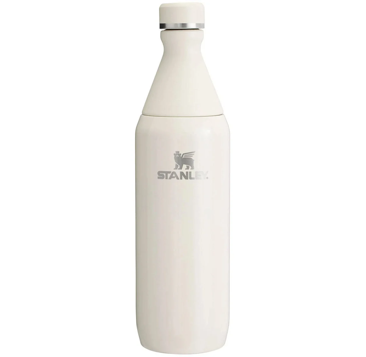 Stanley 20 oz All Day Slim Bottle Cream: Stainless Steel Tumbler