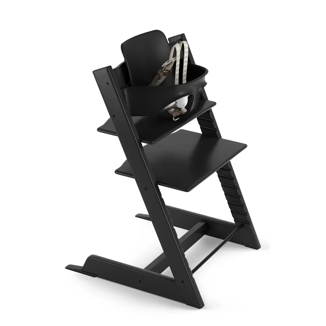 Stokke Tripp Trapp High Chair with Baby Set - Classic Black