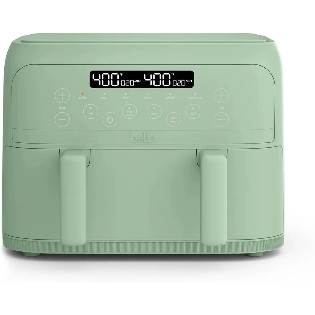 Bella 4-qt. TriZone Air Fryer - Seaglass