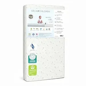 Delta Children 2-Stage Crib and Toddler Mattress - Grey