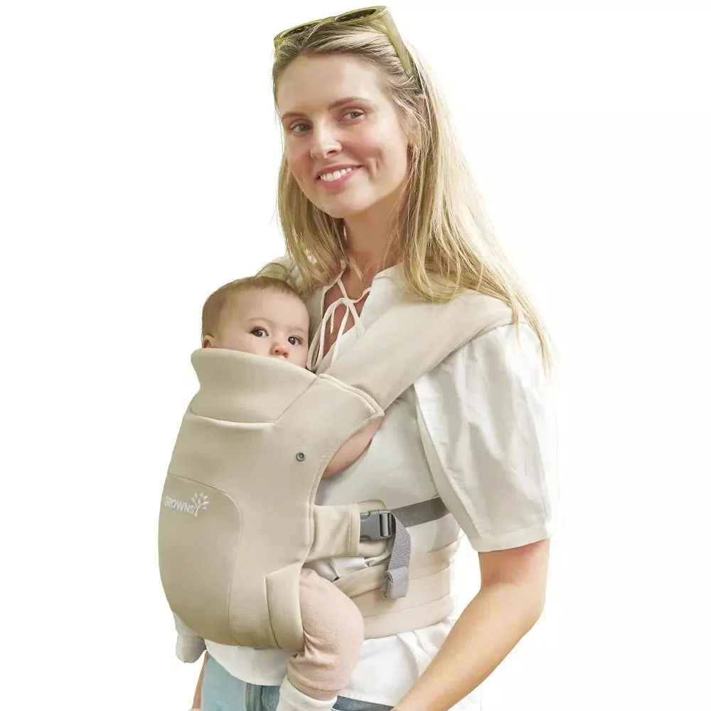 Grownsy Baby Carrier Newborn to Toddler - Cream