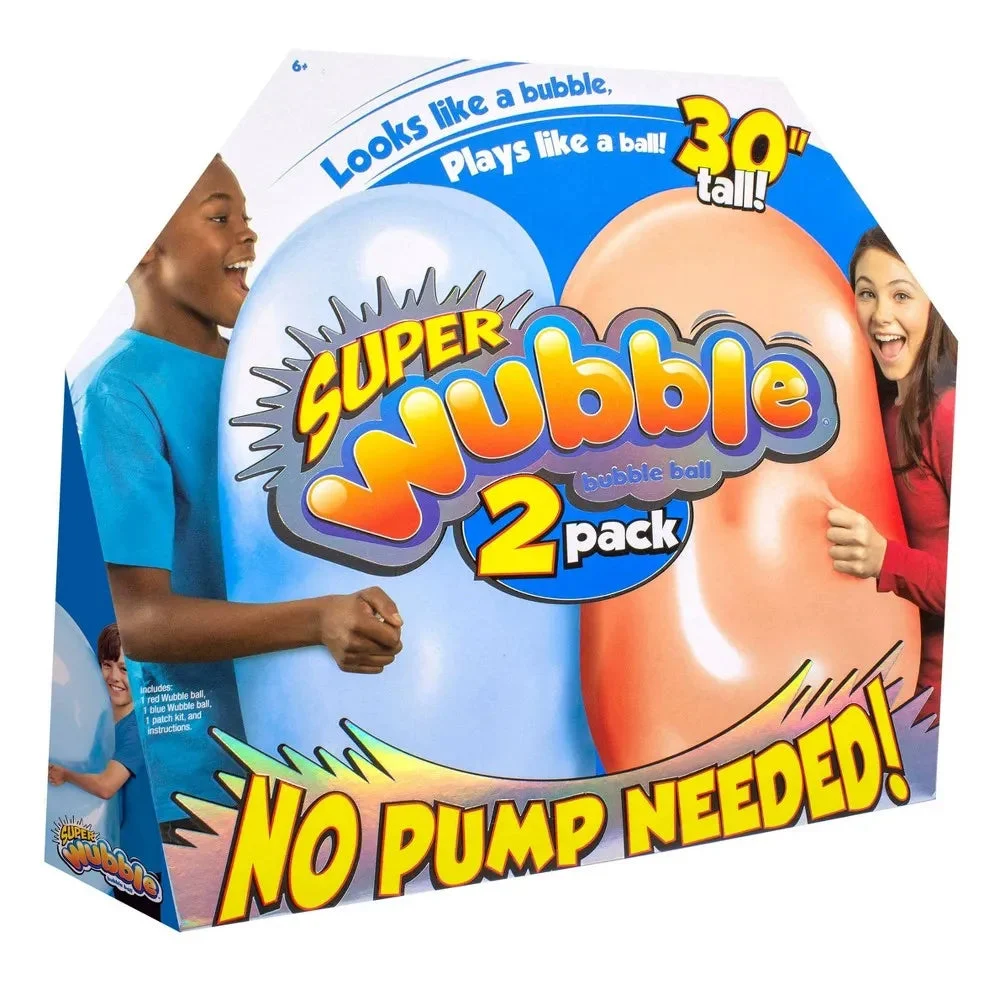 Wubble Super Wubble Ball - 2-Pack Assortment