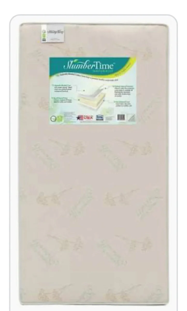 Simmons Kids SlumberTime Naturally 4-Inch Mini Crib Mattress
