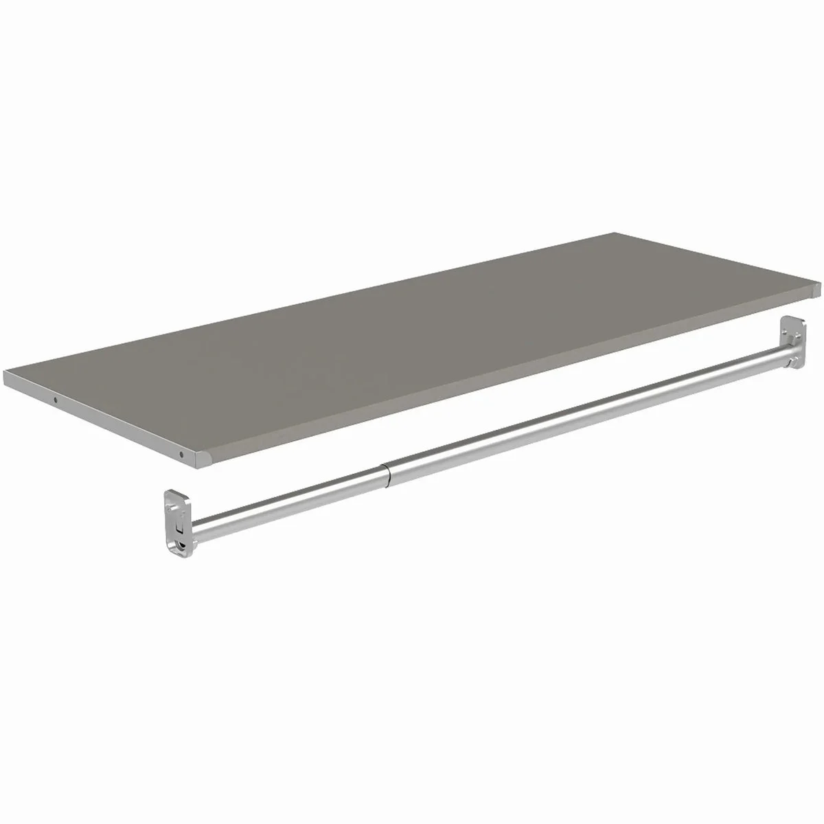 ClosetMaid Modular Storage Top Shelf & Hang Rod Kit -