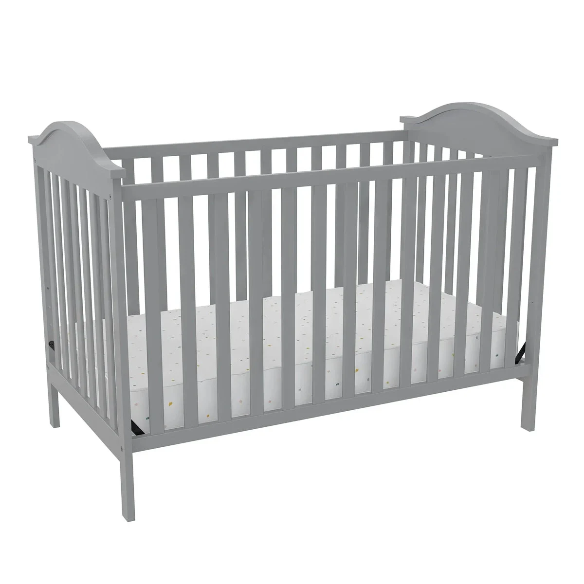 Baby Relax 3-in-1 Convertible Crib - Light Gray