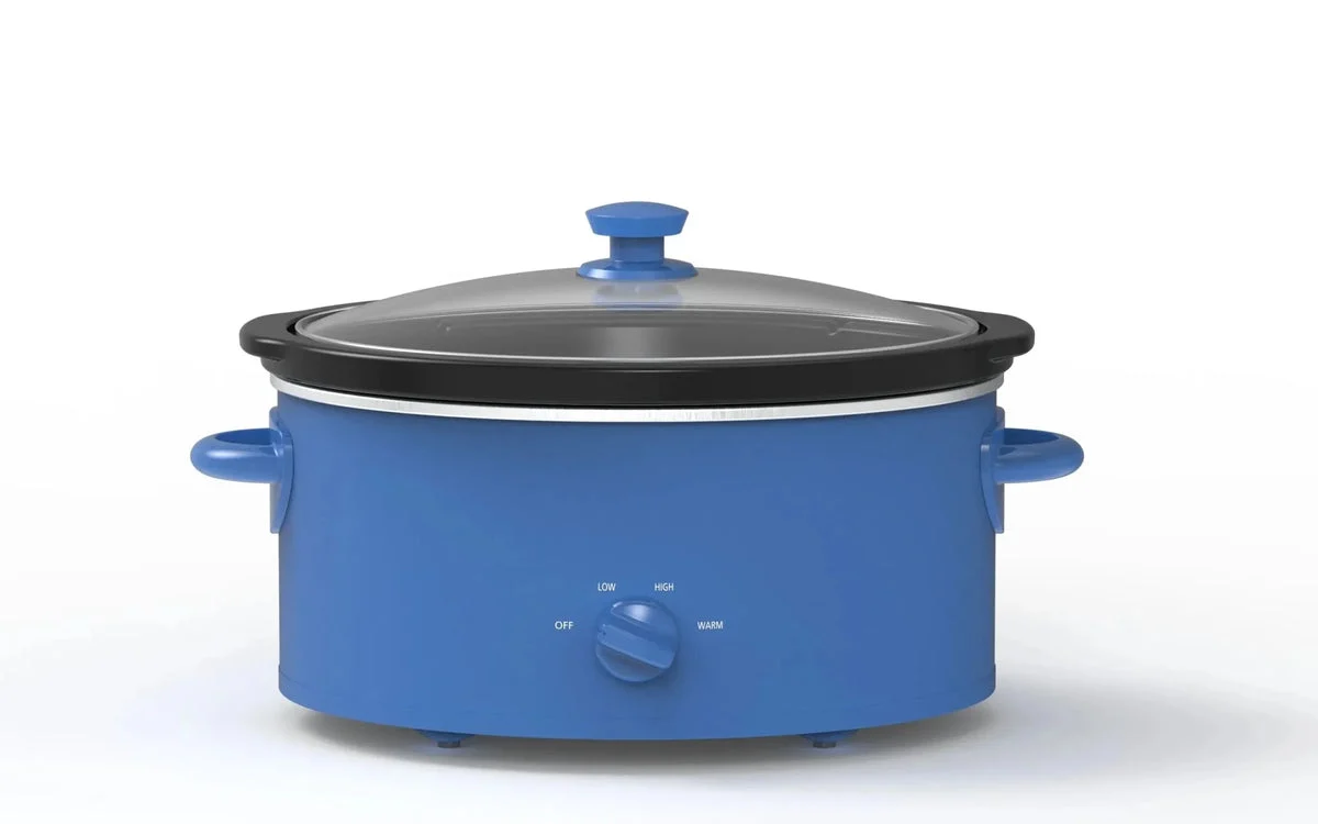 Mainstays 6 Quart Oval Slow Cooker - Royal Blue