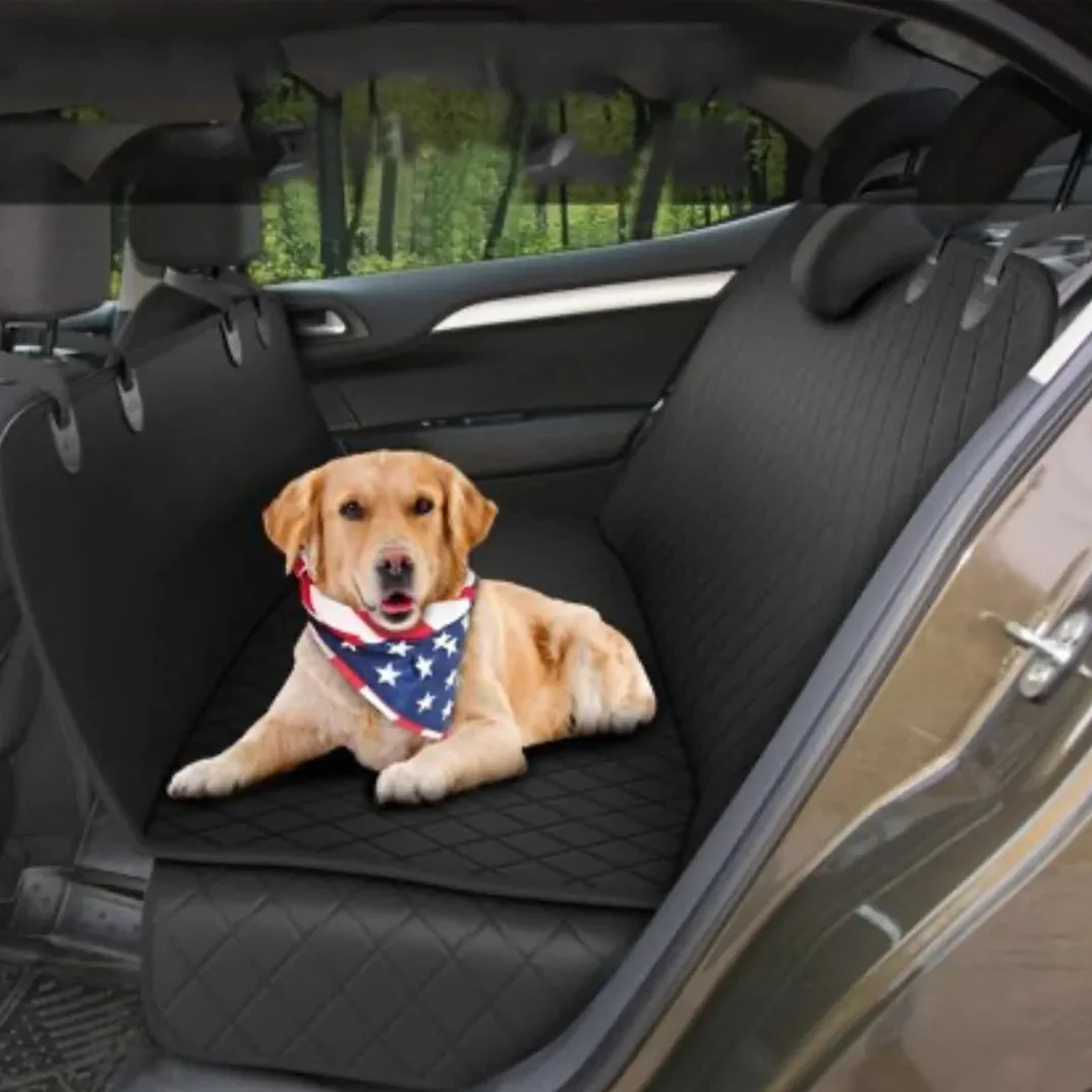 Meidong Dog Back Seat Cover Protector - Black