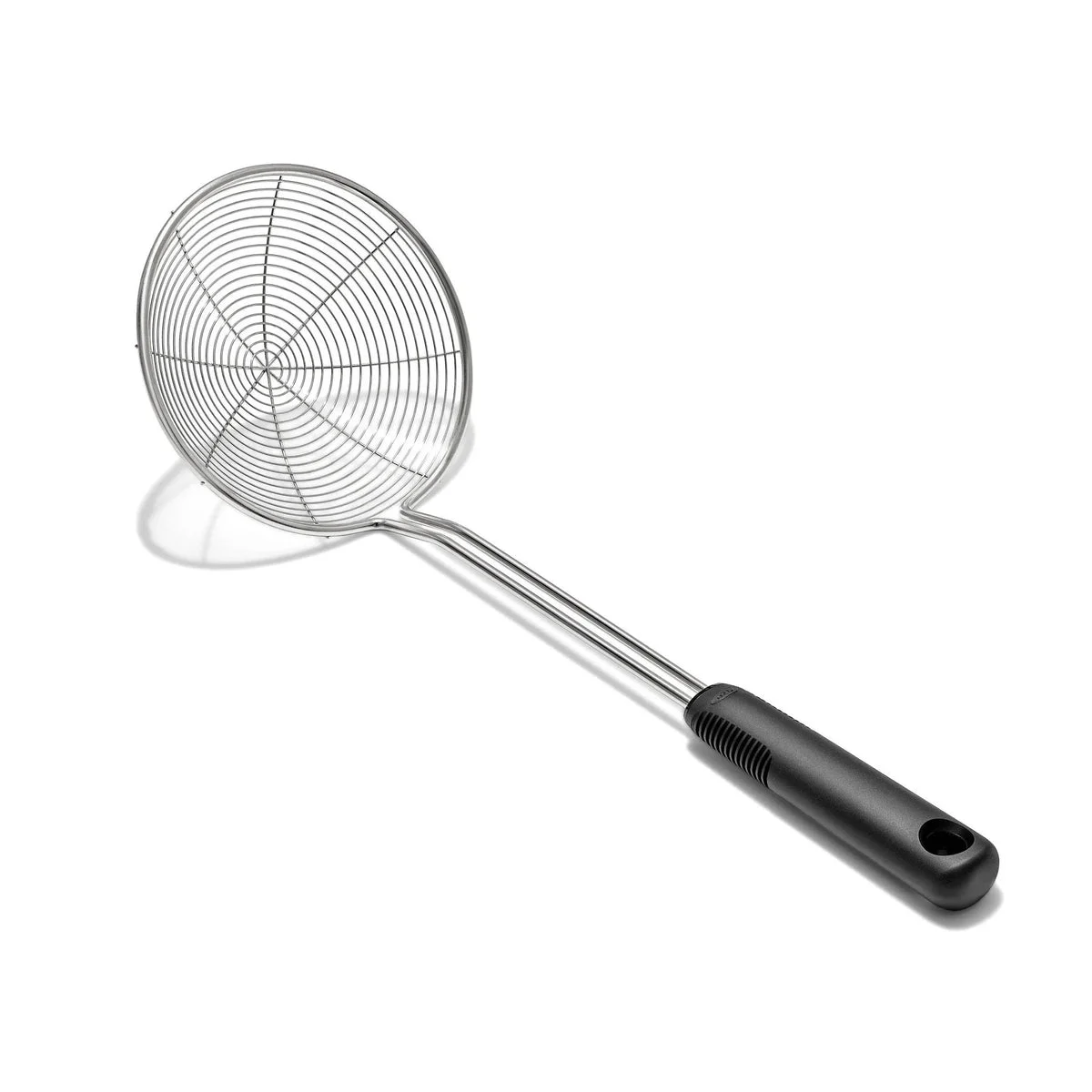 OXO Stainless Steel Scoop and Strain Skimmer - Black