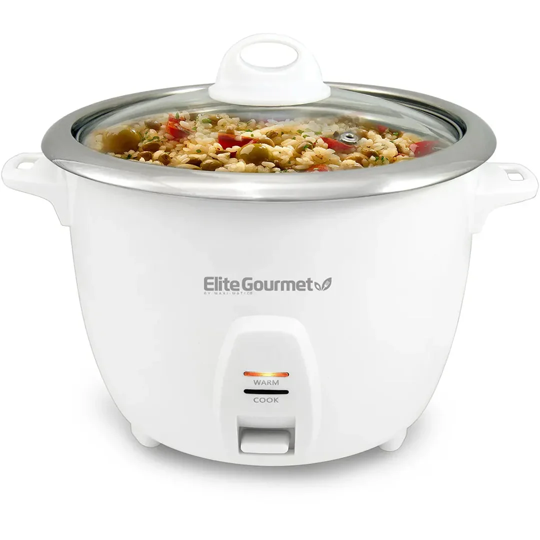 Elite Gourmet Elite Platinum 20-Cup Rice Coo White