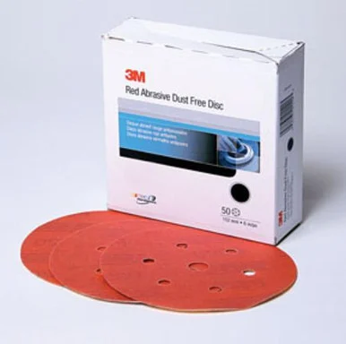 3m Company 3M-1140 Red Abrasive Hookit Disc D/f, 6 In, P320, 50 Discs Per Box 1140_59