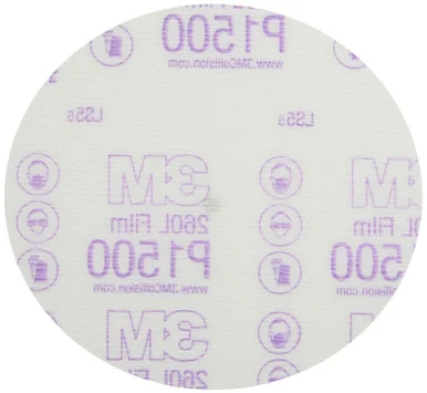 3m Company 3M-1184 Red Abrasive Hookit Film Disc, 6 In, P1500, 25 Discs Per Box 1184_59