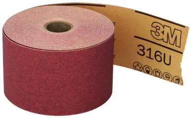 3m Company 3M-1687 Red Abrasive Stikit Sheet Roll, 2 3/4 In X 25 Yd, P120 1687_59