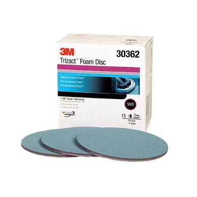 3m 3M-30362 Trizact Hookit Foam Disc, 3 Inch, 5000 Grit 30362_59