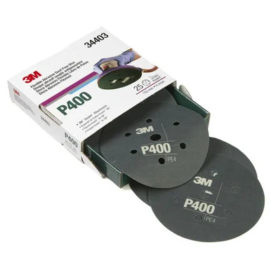 3m 3M-34403 Flexible Abrasive Hookit Dust Free 6" Disc, P400 34403_59