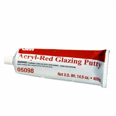 3m 3M-5098 Acryl-red Glazing Putt, 14.5 Oz Tube 5098_59