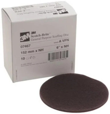 3m 3M-7467 Scotch-brite Scuffing Disc General Purpose 07467, 6", 10 Discs/bx 7467_59