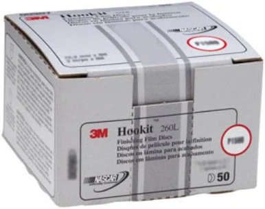 3m 3M-909 Hookit Finishing Film Disc 00909, 3", P1000, 50 Discs/bx 909_59