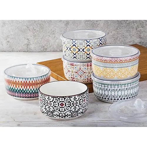 Signature Housewares Stoneware Bowls - 6 Piece Set