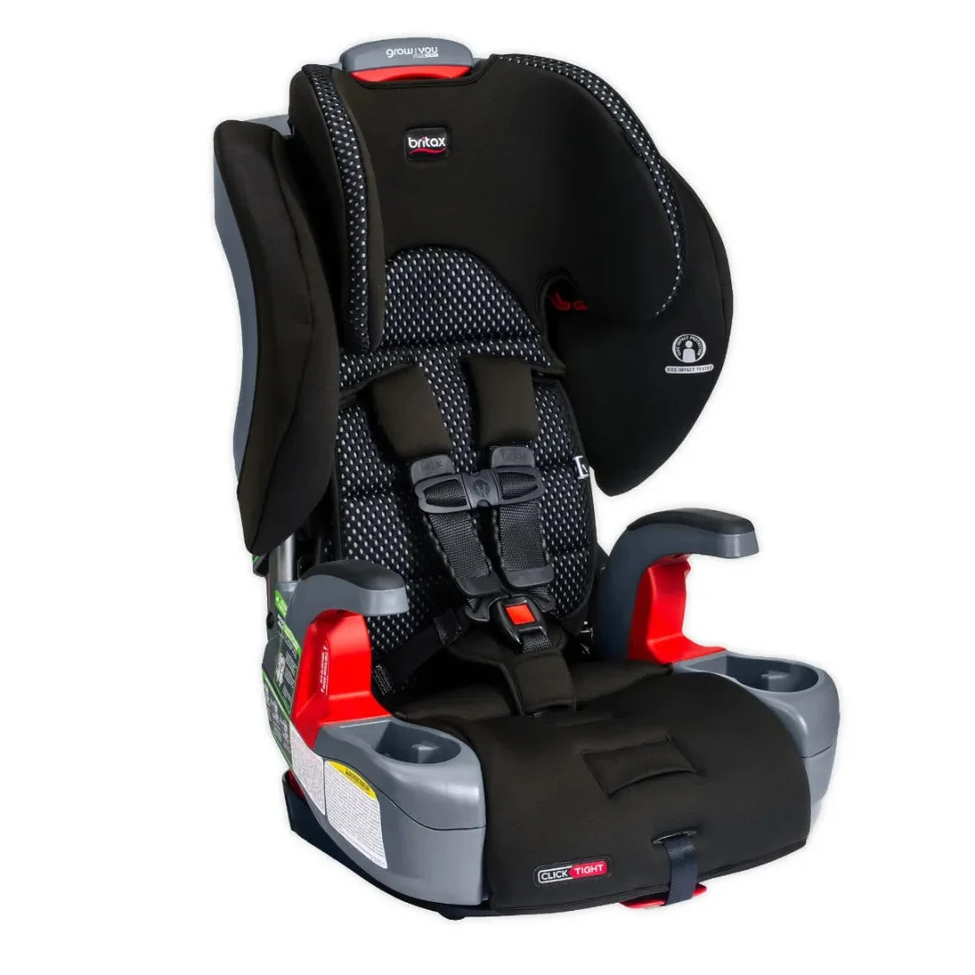 Britax Grow with You ClickTight Harness-2-Booster Car Seat - Cool Flow Gray