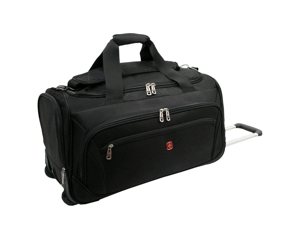 SWISSGEAR Wheeled Duffel Bag - Black