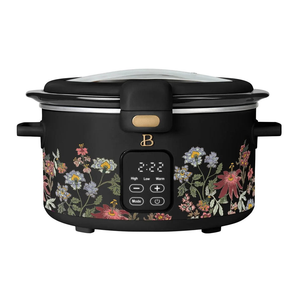 Beautiful Digital Slow Cooker - Wildflower Black
