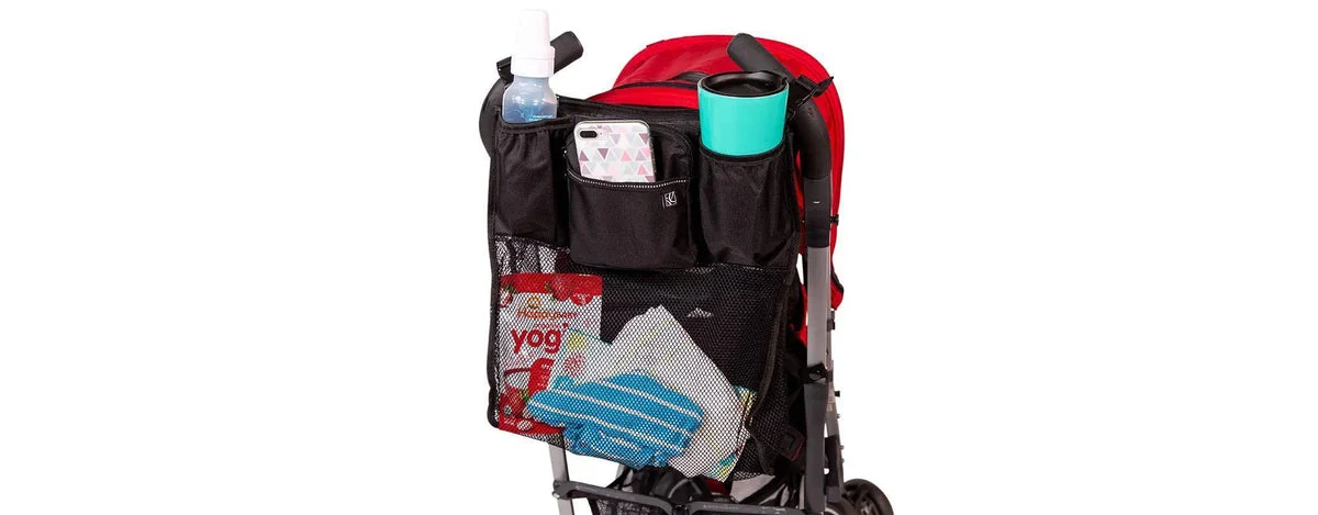 J.L. Childress Cups 'N Cargo Stroller Organizer - Black