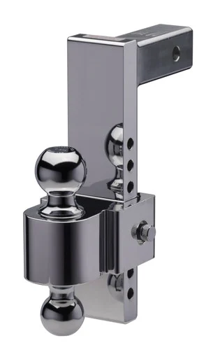 Equalizer 42002900 Aluminum Ball Mount With 10" Drop 2" Shank Chrome Balls