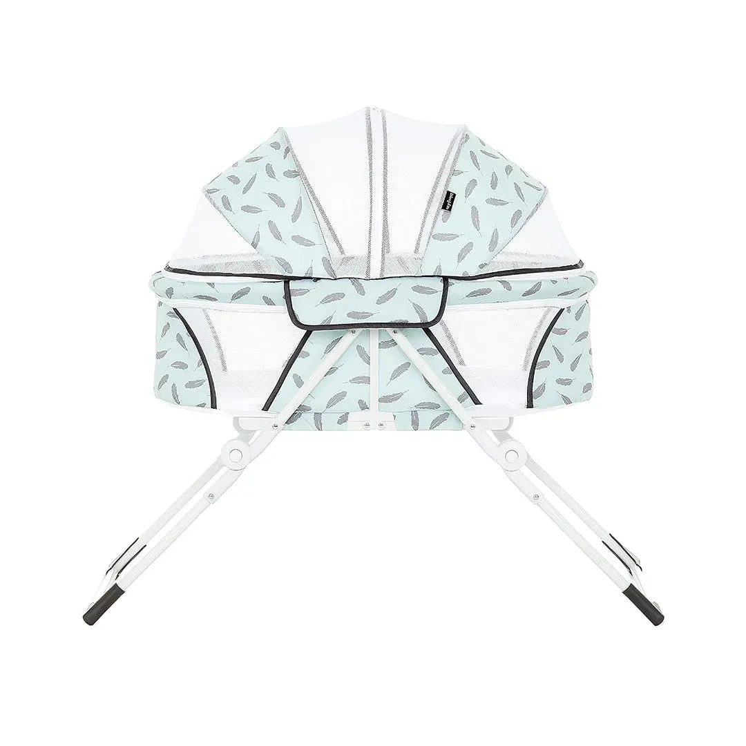 Dream On Me Karley Plus Portable Bassinet - Ice Blue