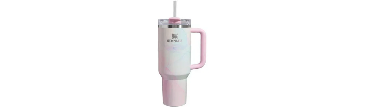 Stanley 40 oz Stainless Steel H2.0 FlowState Quencher Tumbler - Watercolor Tulle