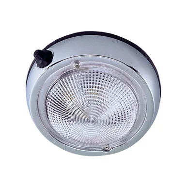 Perko 4664380 Surface Mount Dome Light - 3" - Chrome Plated