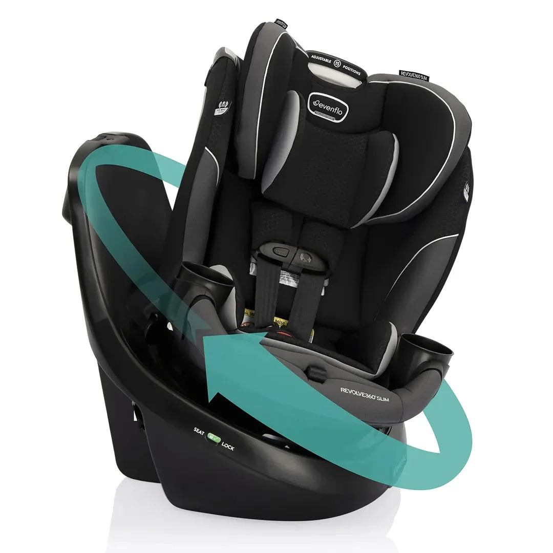 Evenflo Revolve 360 SLIM 2-in-1 Rotational Convertible Car Seat