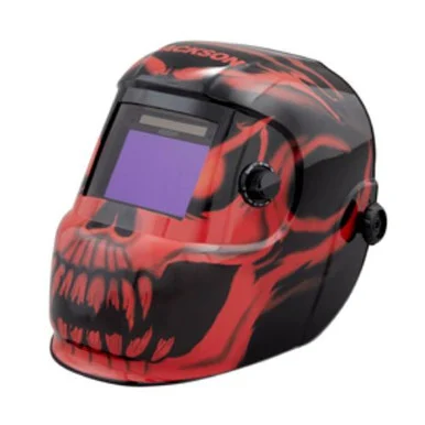 Jackson Safety 47105 Jackson Safety - Welding Helmet - Auto Darkening - Nylon - 3.94" X 2.36" Viewing Area - Shade 4/9-13 Variable With Grind Adf 1/1/1/2 - 370 Speed Dial Headgear - Bead Demon Graphic