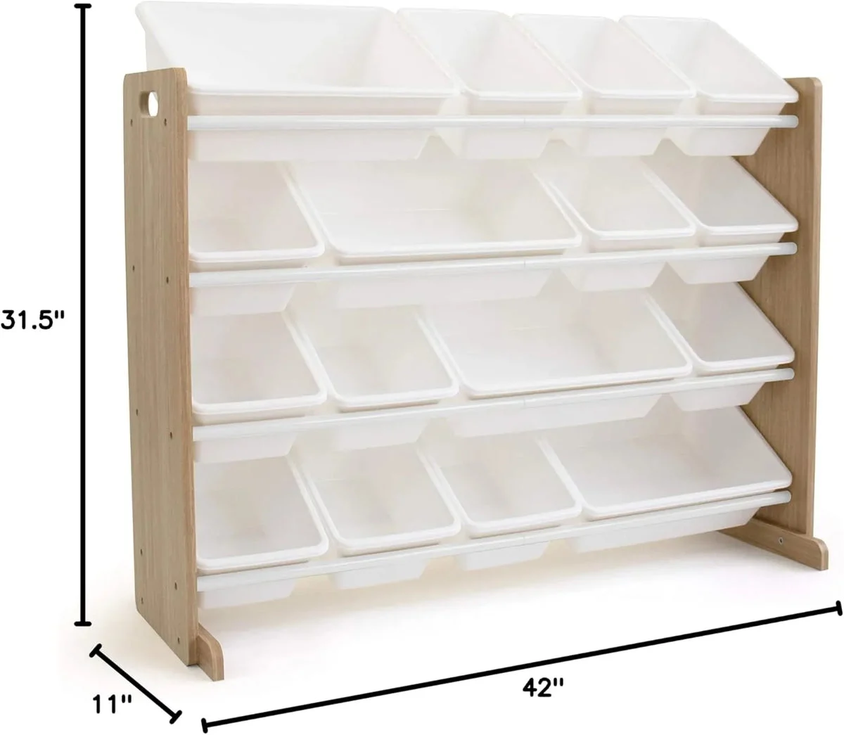 Humble Crew Super-Sized Toy Storage Organizer with 16 Storage Bins