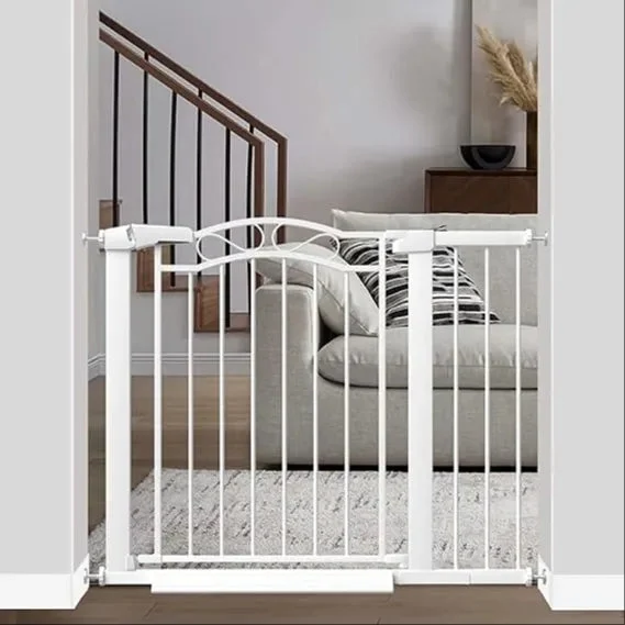 Fairy Baby Extra Wide Baby Gate - White