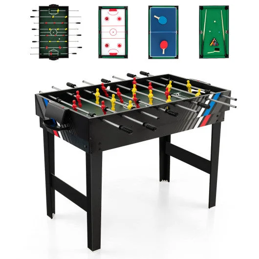 COSTWAY 4-in-1 Multi Game Table With Pool Billiards