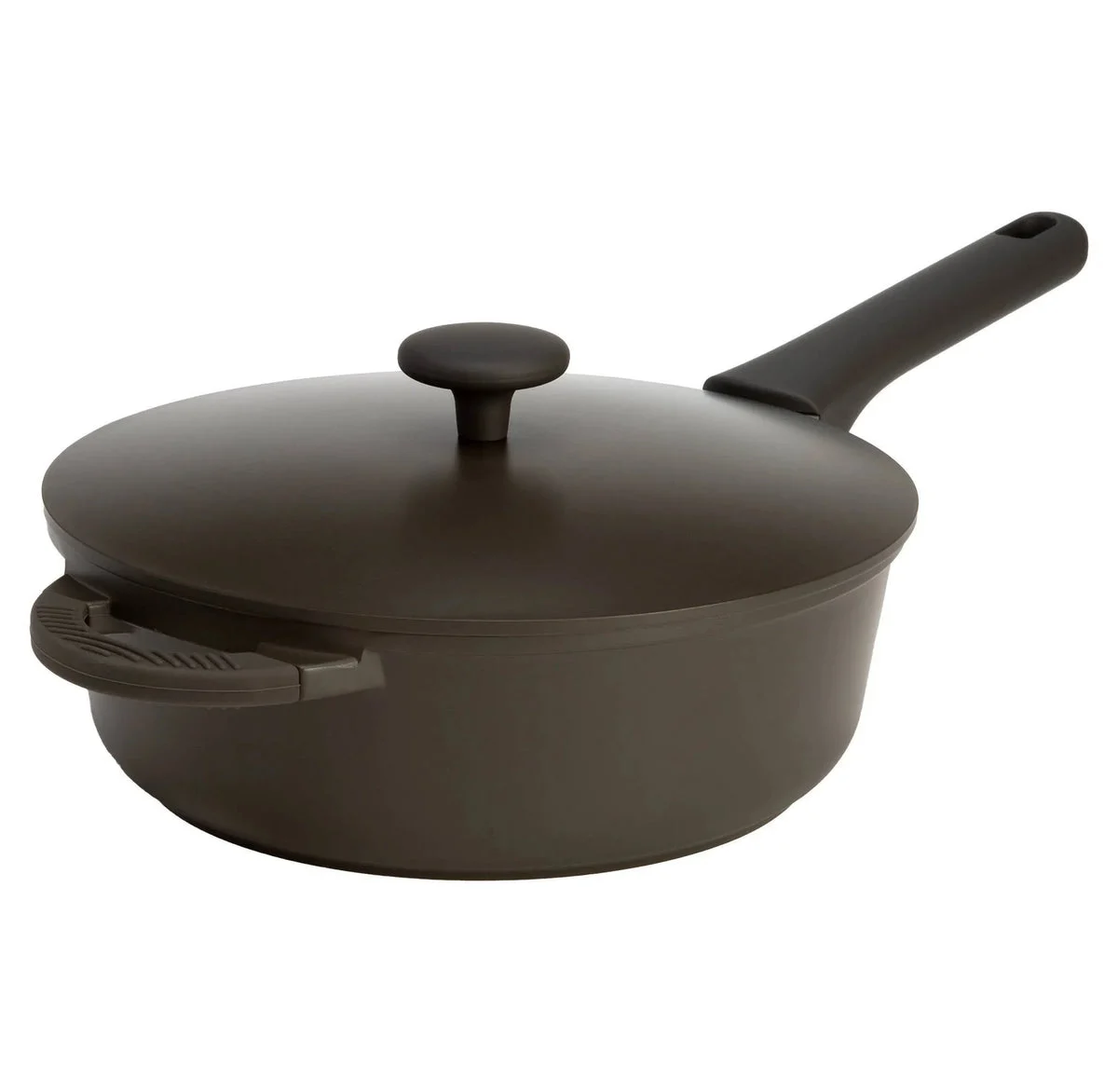 Goodful 3qt Cast Aluminum, Ceramic Deep Cooker with Lid