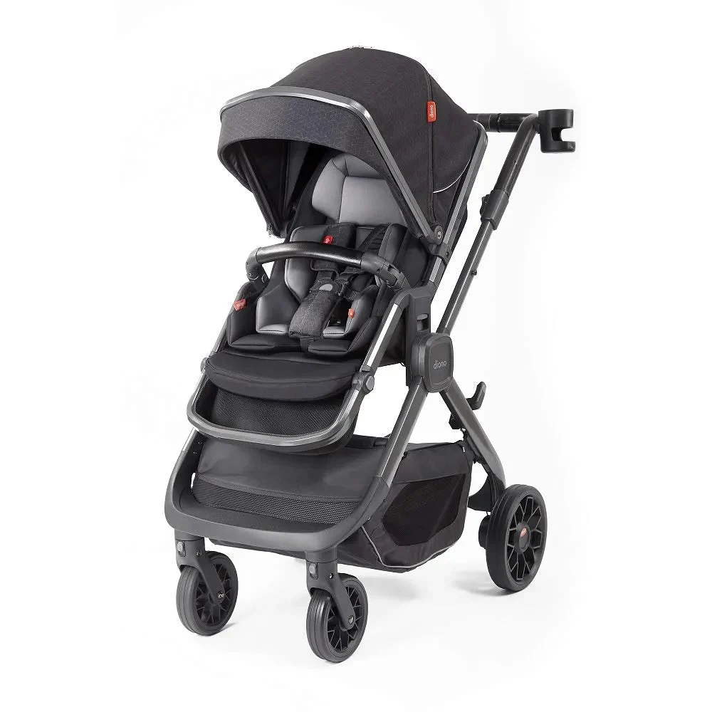 Diono Quantum2 3-in-1 Multi-Mode Stroller - Black Cube