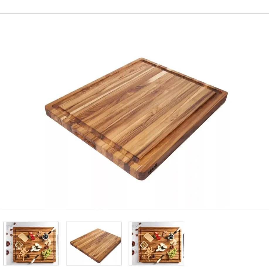 Teakhouse Teak Wood Extra Large Reversible Cutting Board