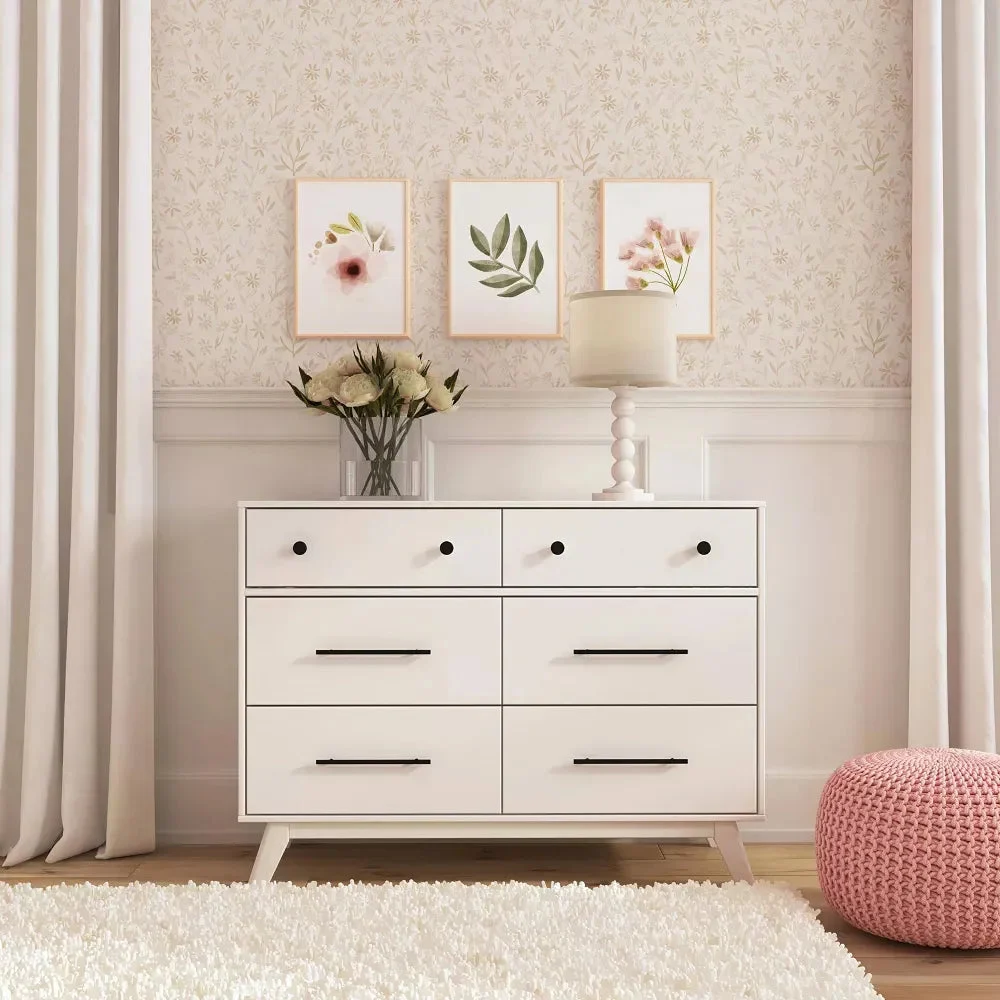 Davinci Otto 6-Drawer Dresser - White