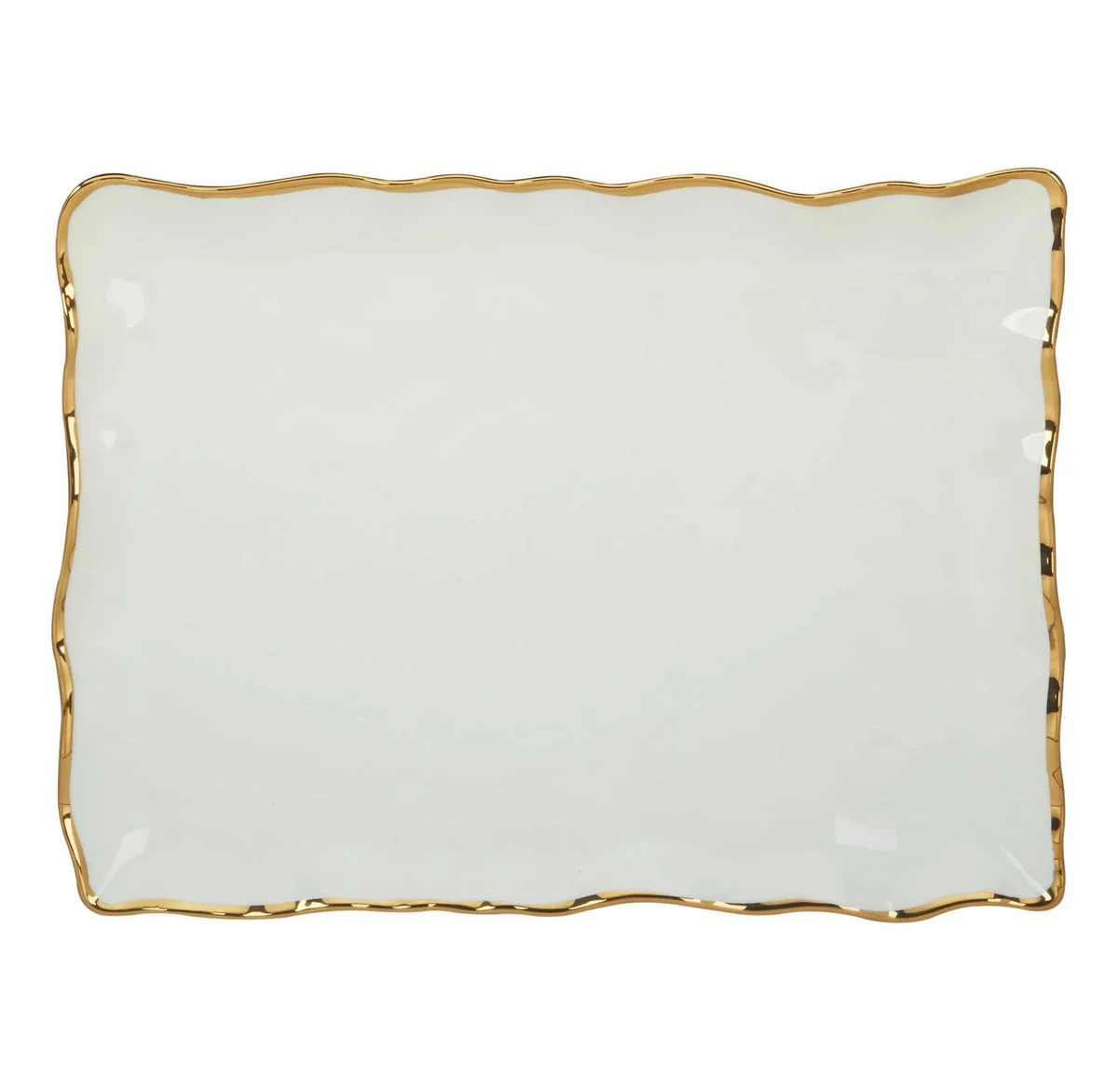 Certified International Regency Rectangular Serving Platter - Gold