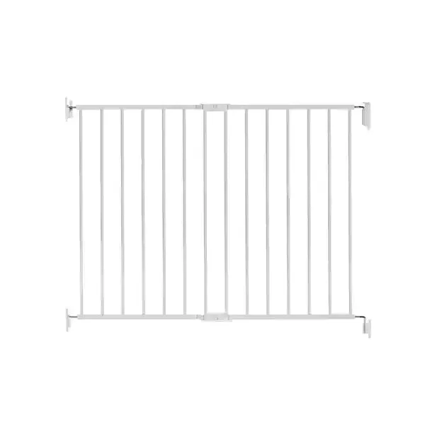 Regalo Extra Tall Easy Step Metal Walk Through Baby Gate - White