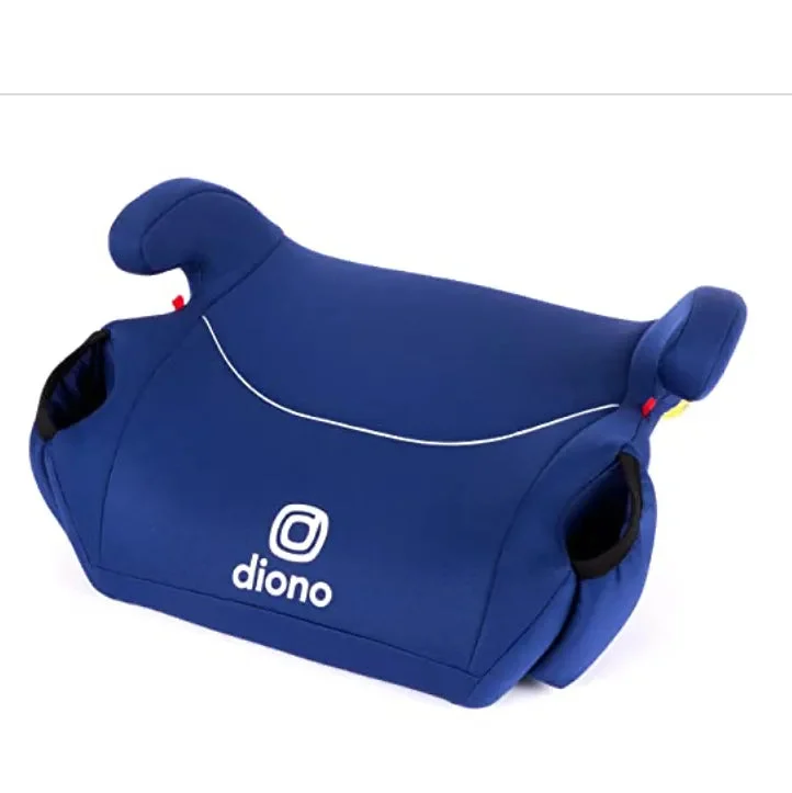 Diono Solana 2022, No Latch, Single Backless Booster Car Sea - Blue