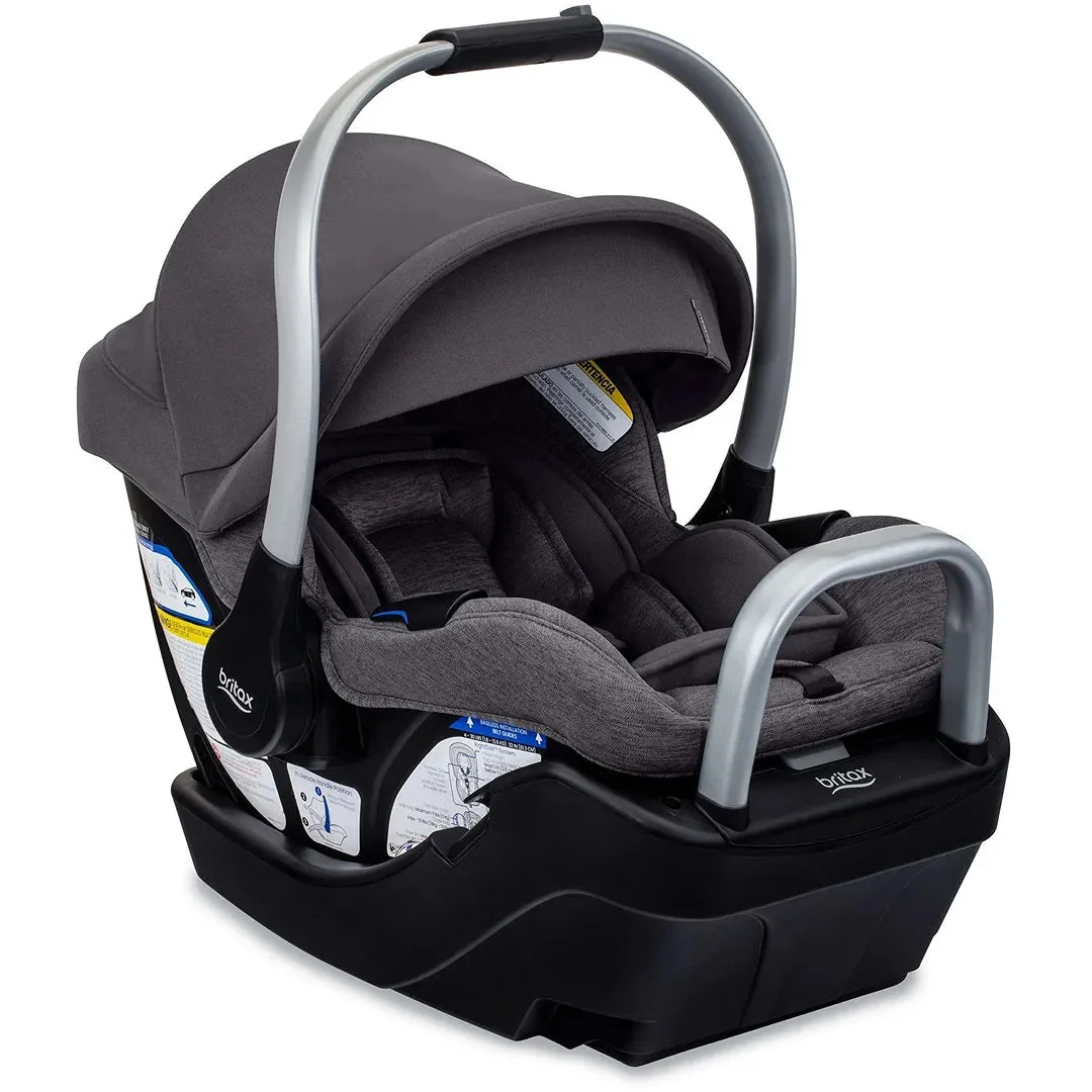 Britax Cypress Infant Car Seat + Alpine Base - Ponte Stone
