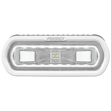 Rigid Industries 51100 Sr-l Series Marine Spreader Light - White Surface Mount - White Light W/white Halo